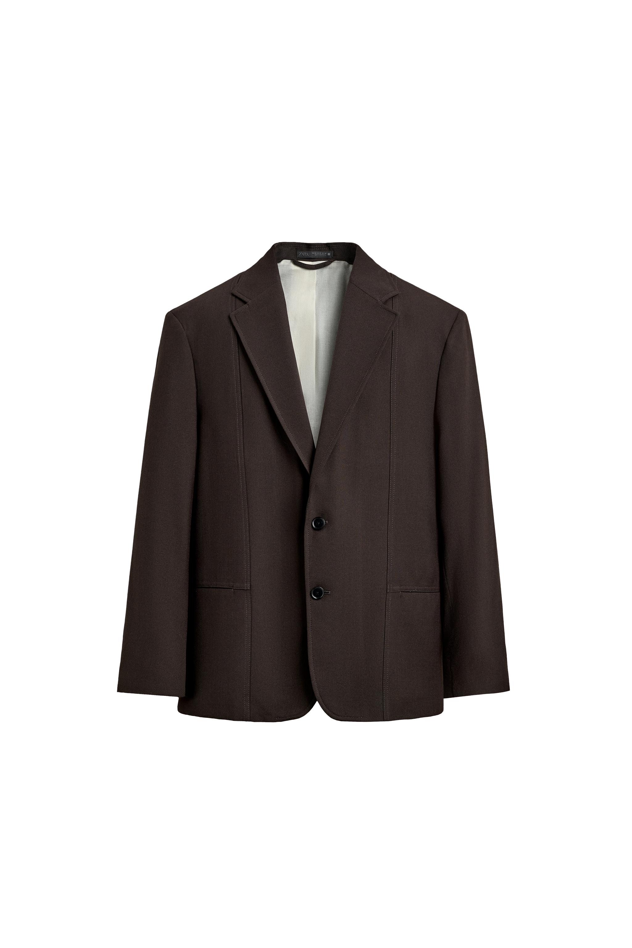 WOOL BLEND SUIT BLAZER